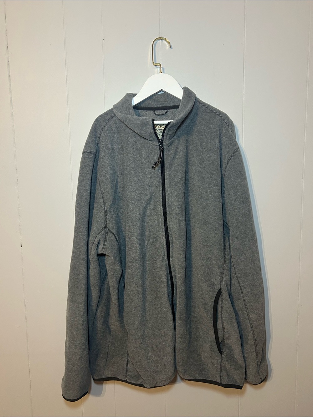 St. John's Bay Gray Full-Zip Hooded Jacket